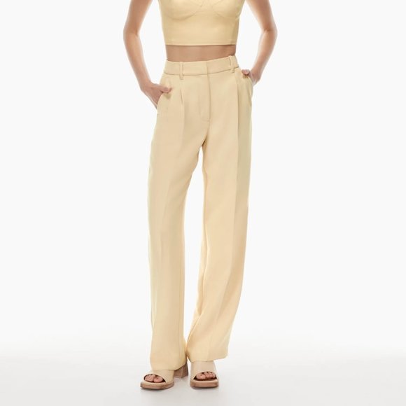 Aritzia Pants & Jumpsuits Aritzia Wilfred Effortless Pant Flax